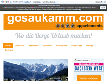 Tablet Screenshot of gosaukamm.com